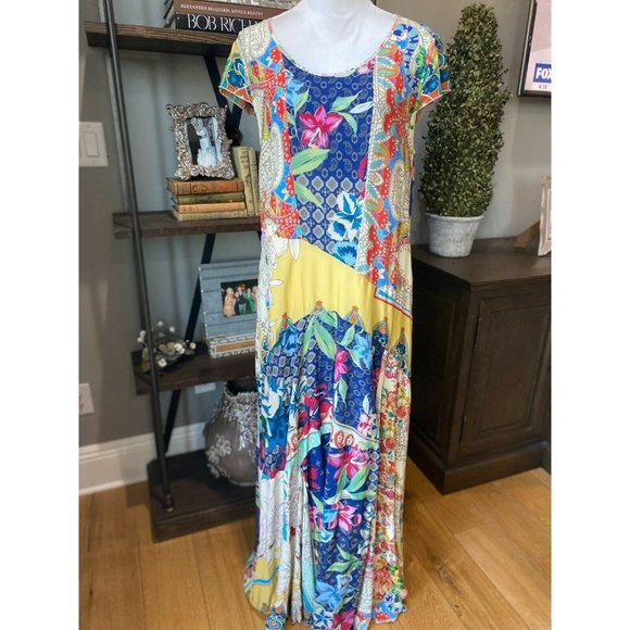 Johnny Was Dresses & Skirts - (Sold) Johnny Was Sina Slip Patchwork Maxi Dress